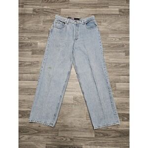 Vintage 90s Levi's Silvertab Baggy Purple Label Jeans Size 32X33 Grunge Skater